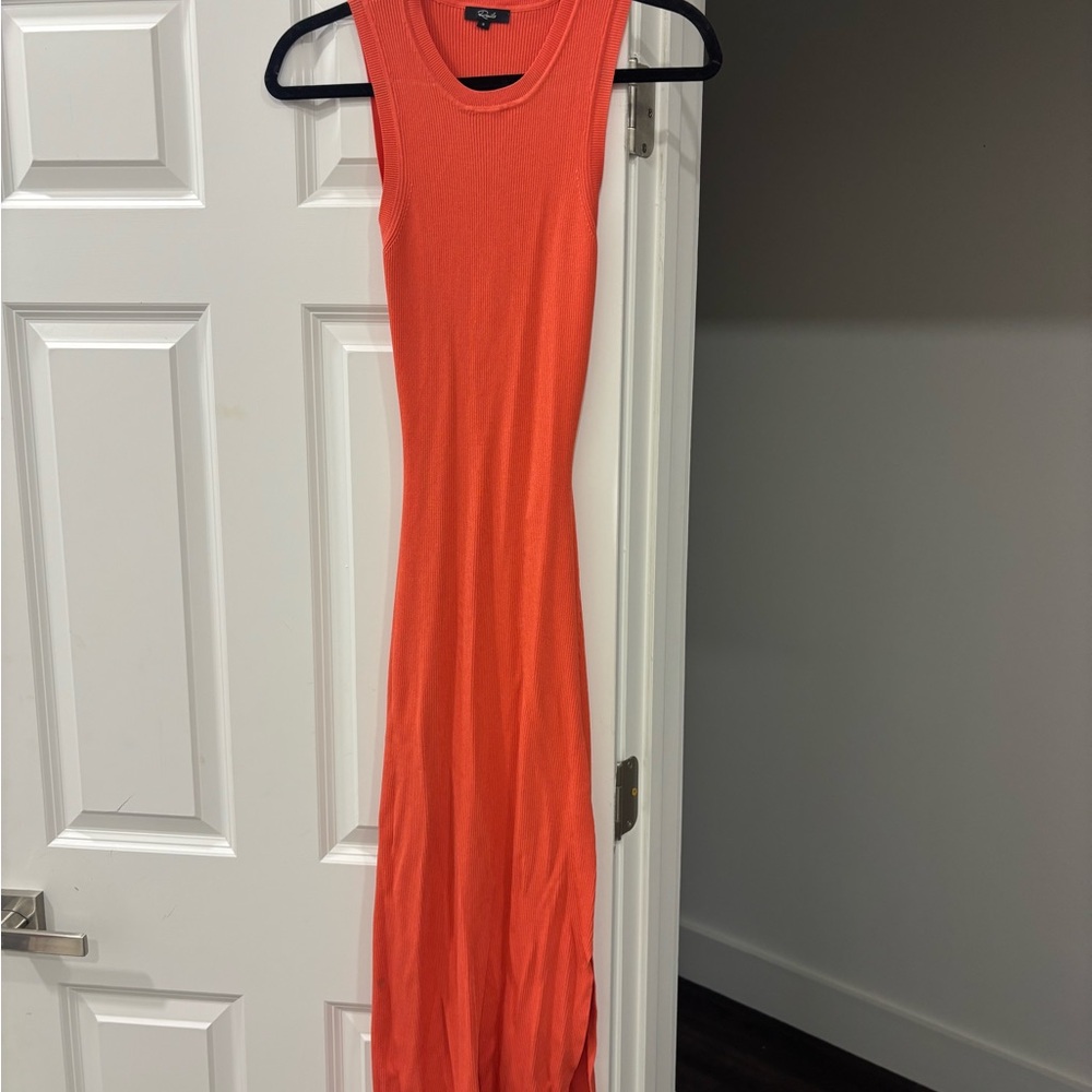 Rails Orange Sleeveless Dress